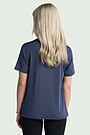 Lyocell and merino wool blend T-shirt 2 | BLUE | Audimas
