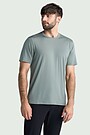 Lyocell and merino wool blend T-shirt 1 | GREEN | Audimas