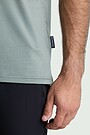 Lyocell and merino wool blend T-shirt 3 | GREEN | Audimas