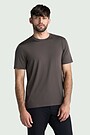 Lyocell and merino wool blend T-shirt 1 | Dark green | Audimas