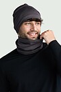 Lightweight merino wool neck warmer 2 | BROWN | Audimas