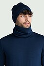 Lightweight merino wool beanie 1 | Dark blue | Audimas