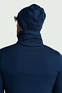 Lightweight merino wool neck warmer 4 | Dark blue | Audimas