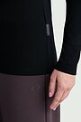 Lightweight merino wool roll neck top 3 | BLACK | Audimas