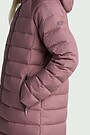 Short light down coat 3 | PINK | Audimas