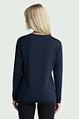 Long sleeve active T-shirt 2 | Dark blue | Audimas