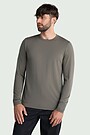 Lightweight merino wool long sleeve top 1 | BROWN | Audimas