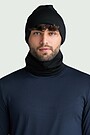 Lightweight merino wool beanie 2 | BLACK | Audimas