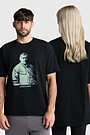 Short sleeves cotton T-shirt „Motiejus Valančius“ 1 | BLACK | Audimas