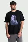 Short sleeves cotton T-shirt „Žemaitė“ 2 | BLACK | Audimas