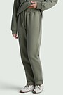 Cotton fleece sweatpants 2 | GREEN | Audimas
