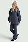 Cotton fleece sweatpants 1 | DARK GREY | Audimas