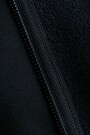 Cotton fleece full-zip hoodie 4 | BLACK | Audimas