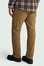 Cotton cargo pants with pockets 3 | BROWN | Audimas