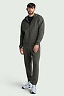 Cotton fleece sweatpants 1 | CHAKI | Audimas