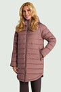 Short light down coat 3 | PINK | Audimas