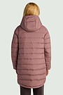 Short light down coat 4 | PINK | Audimas