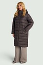 Coat with synthetic insulation 1 | BROWN | Audimas