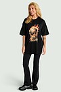 Short sleeves cotton T-shirt "Unbreakable" 5 | BLACK | Audimas