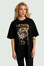 Short sleeves cotton T-shirt "Thunder" 3 | BLACK | Audimas