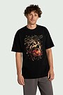 Short sleeves cotton T-shirt  "The Pursuit of Victory" 3 | BLACK | Audimas