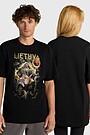 Short sleeves cotton T-shirt "Thunder" 1 | BLACK | Audimas