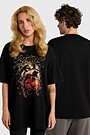 Short sleeves cotton T-shirt  "The Pursuit of Victory" 1 | BLACK | Audimas