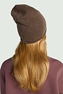 Merino wool hat with cashmere 2 | BROWN | Audimas