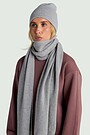 Merino wool hat with cashmere 3 | GREY | Audimas