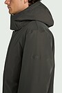 Elongated jacket with synthetic insulation 4 | CHAKI | Audimas