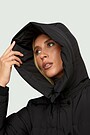 Down jacket with hood 3 | BLACK | Audimas