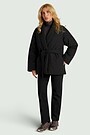 Wrap down jacket 4 | BLACK | Audimas