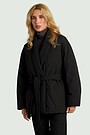 Wrap down jacket 1 | BLACK | Audimas