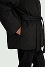 Wrap down jacket 3 | BLACK | Audimas