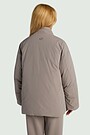 Wrap down jacket 3 | Cream | Audimas