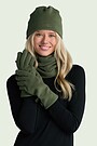 Polartec 100 Series fleece gloves 1 | GREEN | Audimas