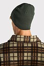 Knitted merino wool beanie 3 | GREEN | Audimas