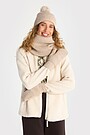 Knitted hat with fleece lining 4 | Cream | Audimas
