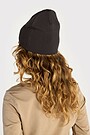 Knitted merino wool beanie 3 | BROWN | Audimas