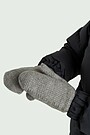 Mittens with fleece lining 1 | GREY | Audimas