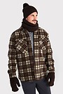 Neck muff with fleece lining 5 | BROWN | Audimas