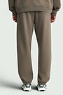 Heavy-weight cotton sweatpants 3 | CHAKI | Audimas