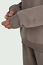 Oversized heavy-weight cotton hoodie 3 | Cream | Audimas