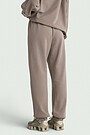Heavy-weight cotton sweatpants 3 | Cream | Audimas