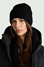 Megzta merino vilnos kepurė 3 | BLACK | Audimas