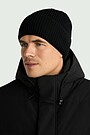 Megzta merino vilnos kepurė 1 | BLACK | Audimas