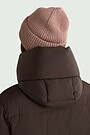 Megzta merino vilnos kepurė 2 | PINK | Audimas