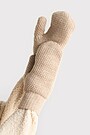 Mittens with fleece lining 1 | Cream | Audimas