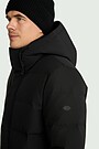 Down coat with membrane 3 | BLACK | Audimas
