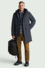 Down coat with membrane 1 | GREY | Audimas